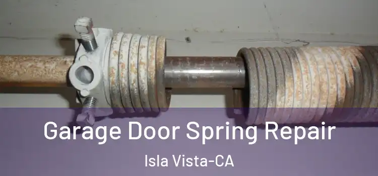  Garage Door Spring Repair Isla Vista-CA